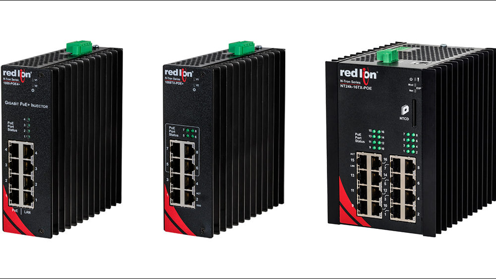 Red Lion unveils additional Power Over Ethernet Plus