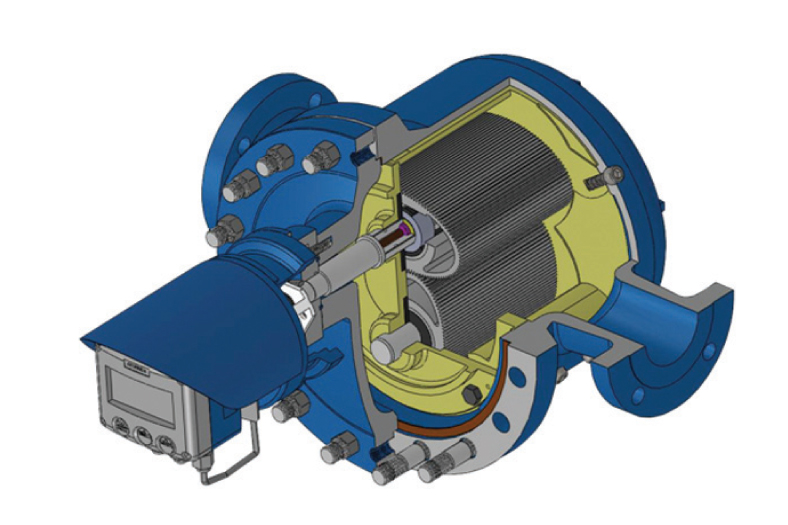 Flow meter for fuel metering with long term stability