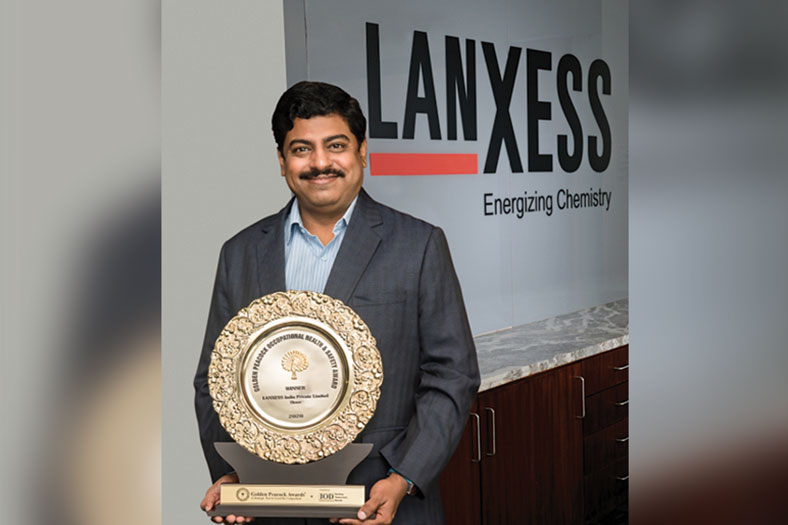 Prestigious golden peacock occupational health and safety award 2020 for LANXESS