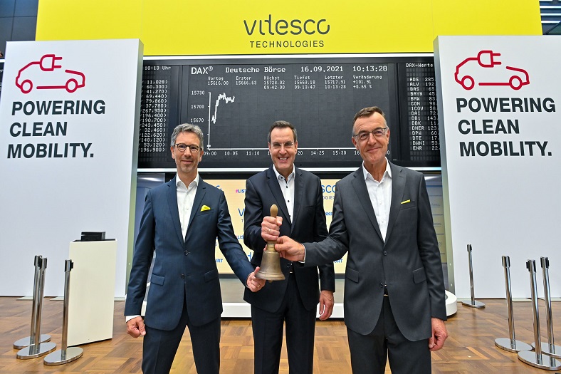 Listing provides Vitesco Technologies with entrepreneurial flexibility to further expand strong position in e-mobility market. 